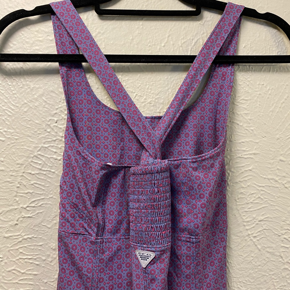NWOT Columbia PFG Criss-Crossed back midi Dress XS